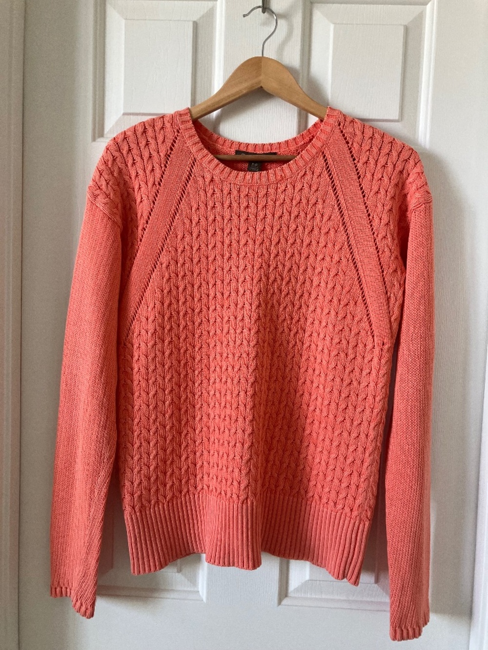 Tommy Bahama Coral Salmon Pullover Sweater Women’s Medium